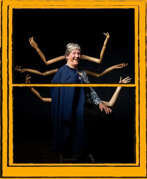 Colour portrait of Sheila Burnett