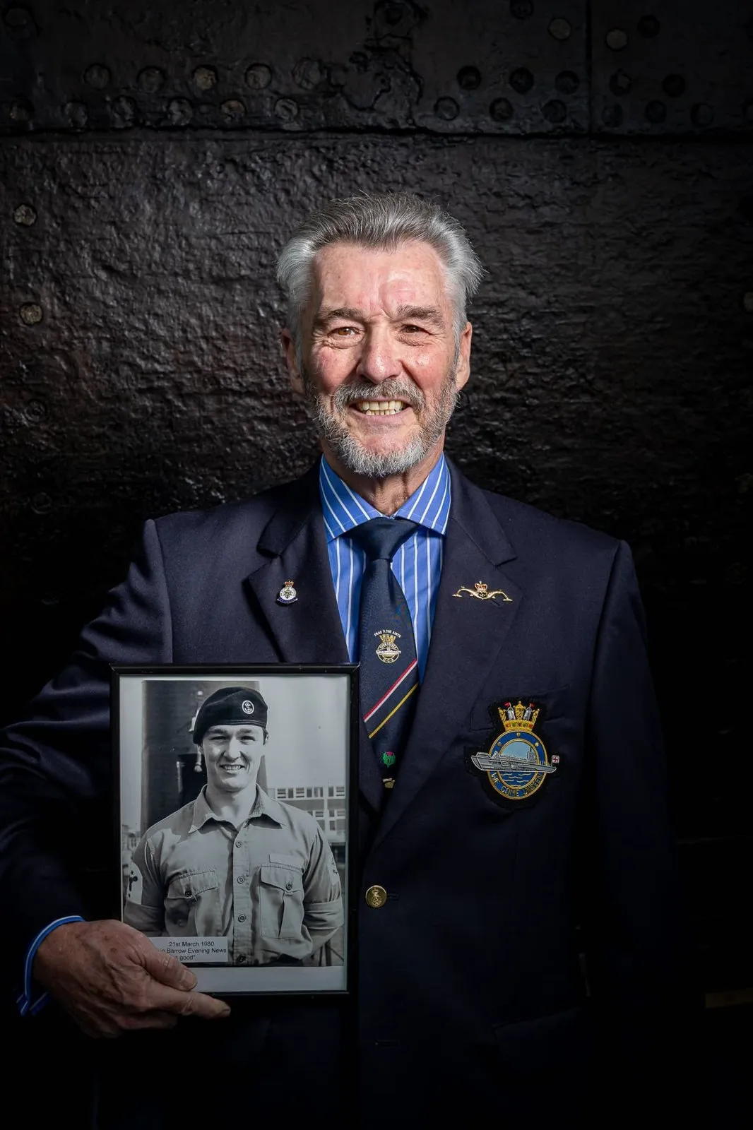 Colour portrait of Ian ‘Pony’ Moore