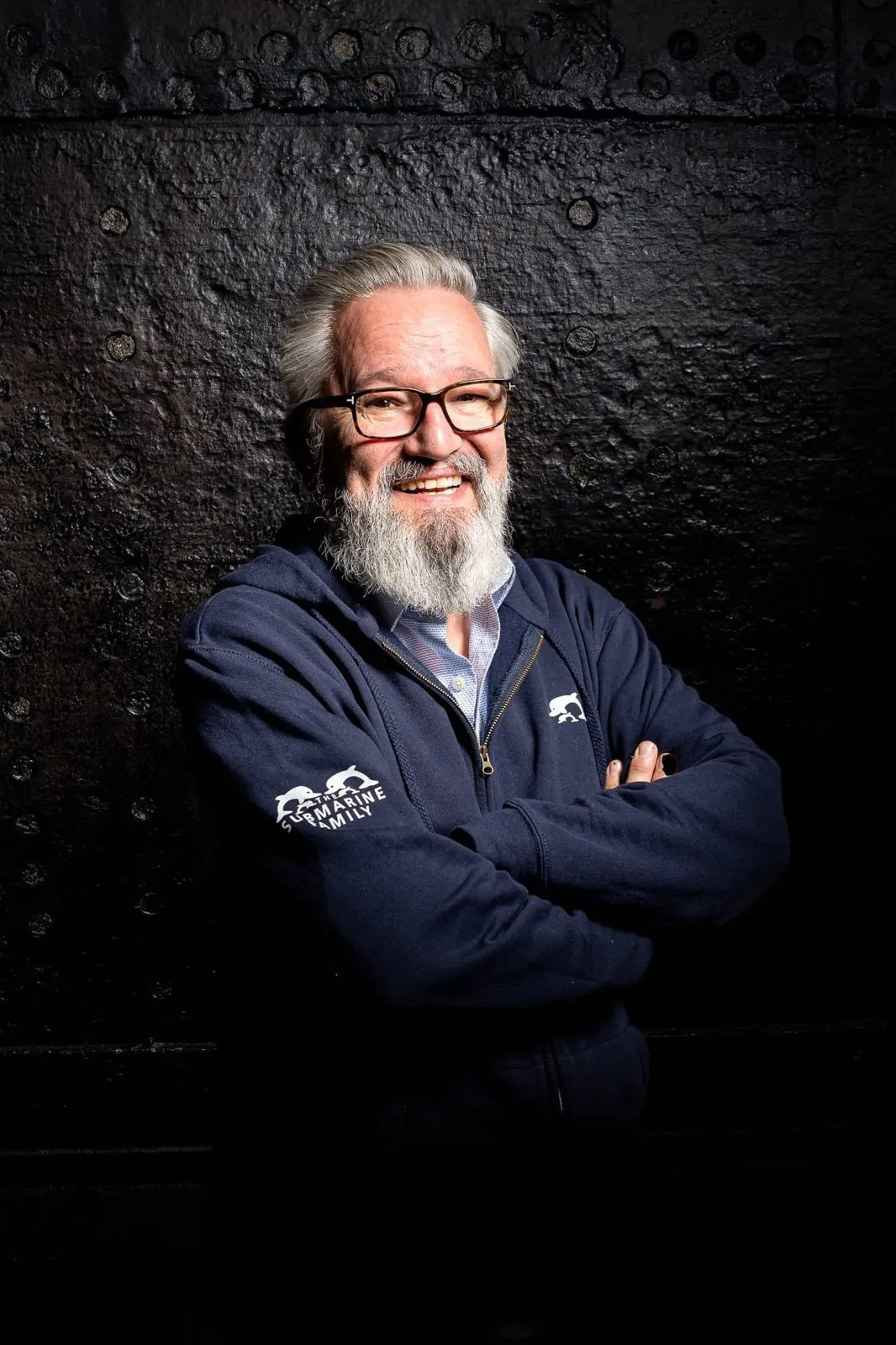 Colour portrait of Commodore Jim Perks